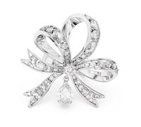Swarovski 5647731 Anello cocktail Volta Fiocco Grande Bianco Placcato Rodio
