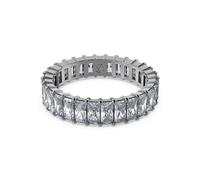 Swarovski 5648917 Anello Matrix Taglio baguette Grigio Placcato Rutenio