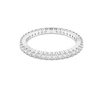 Swarovski 5656300 Anello Vittore Taglio tondo Bianco Placcato Argento