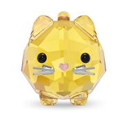 Swarovski 5658325 Chubby Cats Gatto Giallo