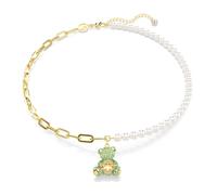 Swarovski 5669162 Pendente Teddy Orso Multicolore Placcato Oro