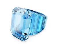 Swarovski 5669668 Anello cocktail Lucent Taglio ottagonale Blu
