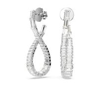 Swarovski 5677628 Orecchini pendenti Hyperbole Infinity Bianco Placcato Rodio