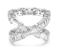 Swarovski 5677630 Anello Hyperbola Infinito Bianco Placcato Argento Taglia 52
