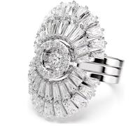 Swarovski 5680290 Anello Idyllia Set 3 Taglio misto Conchiglia Bianco Taglia 50