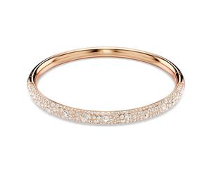 Swarovski 5688611 Bracciale rigido Meteora Pavé a neve Bianco Oro Rosa Taglia M