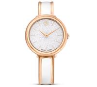 Swarovski 5689324 Orologio Crystalline Bangle Bianco Finitura in tono oro rosa