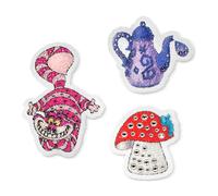 Swarovski 5689428 Adesivi removibili Alice in Wonderland Gatto Teiera e Fungo