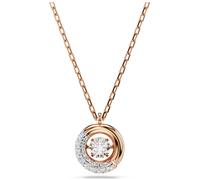 Swarovski 5692257 Pendente Dextera Taglio Round Bianco Oro Rosa