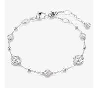 Swarovski 5696079 Imber Bracelet - Rhodium, Round-Cut Crystals, Adjustable