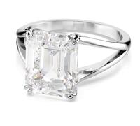 Swarovski 5697986 Anello da cocktail Stilla Taglio ottagonale bianco Rodio T.58