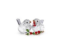 SWAROVSKI 5701371 Idyllia Coppia di Uccelli e Bacche