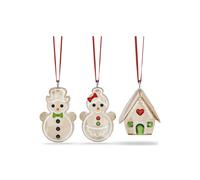 Swarovski 5701511 Holiday Cheers Set Decorazioni Pan di Zenzero
