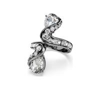 Swarovski 5709272 Anello aperto The Vienna Collection Piuma Bianco Taglia 55