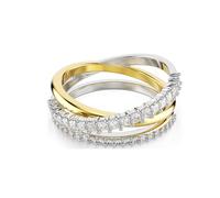 SWAROVSKI 5714162 Anello Hyperbola Taglio misto, Bianco Taglia 50