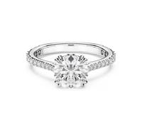 SWAROVSKI 5717932 Anello cocktail Stilla Taglio tondo Pavé Bianco Tg 55 SW003944