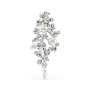 Swarovski 5722516 Spilla Constella Crystal Pearl Taglio Round Bianca