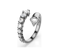 Swarovski 5723189 Anello aperto Sublima Taglio misto Bianco Taglia 58