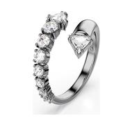 Swarovski 5723190 Anello aperto Sublima Taglio misto Bianco Taglia 50