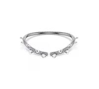 Swarovski 5723286 Girocollo Sublima Bianco Placcato rutenio