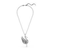 Swarovski 5723411 Pendente e spilla Swan Cigno Bianchi Placcato rutenio