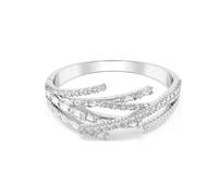 Swarovski 5726292 Bracciale rigido Matrix Taglio misto Bianco Taglia L