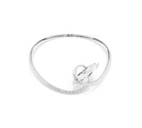 Swarovski 5727039 Girocollo Matrix Taglio baguette Bianco Placcato rodio
