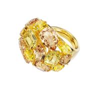 Swarovski 5730075 Anello cocktail Gema Taglio misto Giallo taglia 50-55