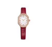 Swarovski 5730373 Orologio Dextera octagon Cinturino in in pelle Rosso