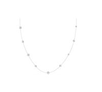 Swarovski 5733197 Collana Una Angelic Taglio Round Bianca Placcato rodio
