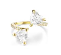 Swarovski 5733477 Anello aperto Mesmera Taglio Heart Pavé Bianco taglia 55