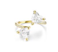 Swarovski 5733478 Anello aperto Mesmera Taglio Heart Pavé Bianco taglia 60