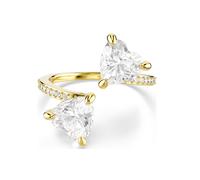 Swarovski 5733479 Anello aperto Mesmera Taglio Heart Pavé Bianco taglia 58