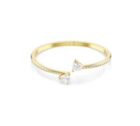 Swarovski 5733512 Bracciale rigido Mesmera Cuore Bianco Placcato oro Taglia L