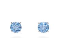 Swarovski 5734250 Orecchini a lobo Stilla Attract Taglio Round Blu