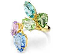 SWAROVSKI 5737448 Anello cocktail Gema Multicolore color oro Tg 55 SW004031