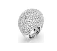 Swarovski 5737617 Anello cocktail Sublima Grande Bianco Placcato rodio 55-60