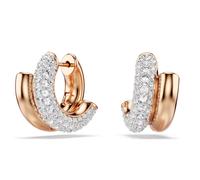 SWAROVSKI 5738198 Orecchini a cerchio Dextera Bianchi Color Oro Rosa SW004018