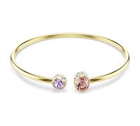 Swarovski Bracciale rigido Chroma, Taglio misto, Multicolore, Placcato color oro
