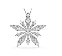 Swarovski 5740116 Pendente e spilla Idyllia Stella Bianchi Placcato rodio