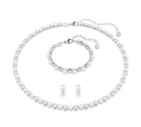 SWAROVSKI 5742040 Set Matrix Crystal Pearl Taglio Round Bianco SW004075