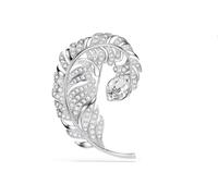 Swarovski 5747549 Spilla Idyllia Taglio misto Piuma Placcato rodio