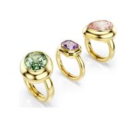 Swarovski 5753094 Anello con motivo Gema Set (3) Multicolore taglia 55-60