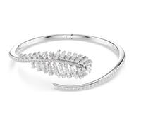 Swarovski 5754275 Nuovo Bracciale rigido Vienna Taglio misto Piuma Bianco