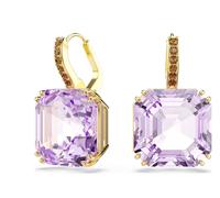 Swarovski 5759990 Orecchini pendenti Millenia Taglio squadrato Viola