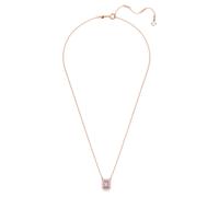 Swarovski Millenia Collana, con ZirconiaSwarovski a Taglio Ottagonale, Placcato in Tonalità Oro Rosa, Viola