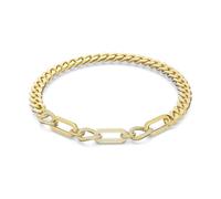 Swarovski Collana Dextera, Statement, Link misti, Bianca, Placcato color oro