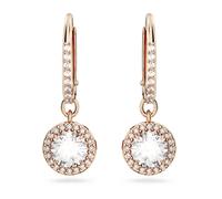 Swarovski, ,Accessories ,Donna ,Giallo ,ONE SIZE Orecchini da Donna Angelic con Cristalli in Bianco e Oro Rosa UNA 5638769