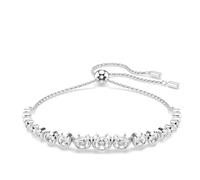 Swarovski, ,Accessories ,Donna ,Grigio ,ONE SIZE Bracciale con Cristalli e Sfera Scorrevole