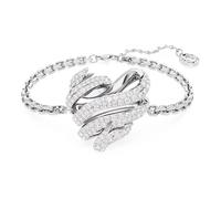Swarovski, ,Accessories ,Donna ,Grigio ,ONE SIZE Bracciale Heart Hyperbola